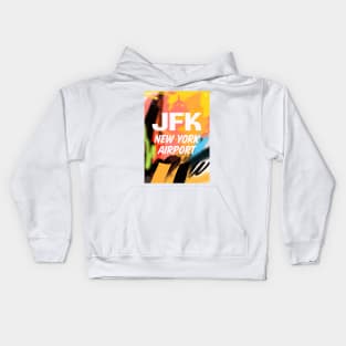 Airport code JFK Street art Kids Hoodie